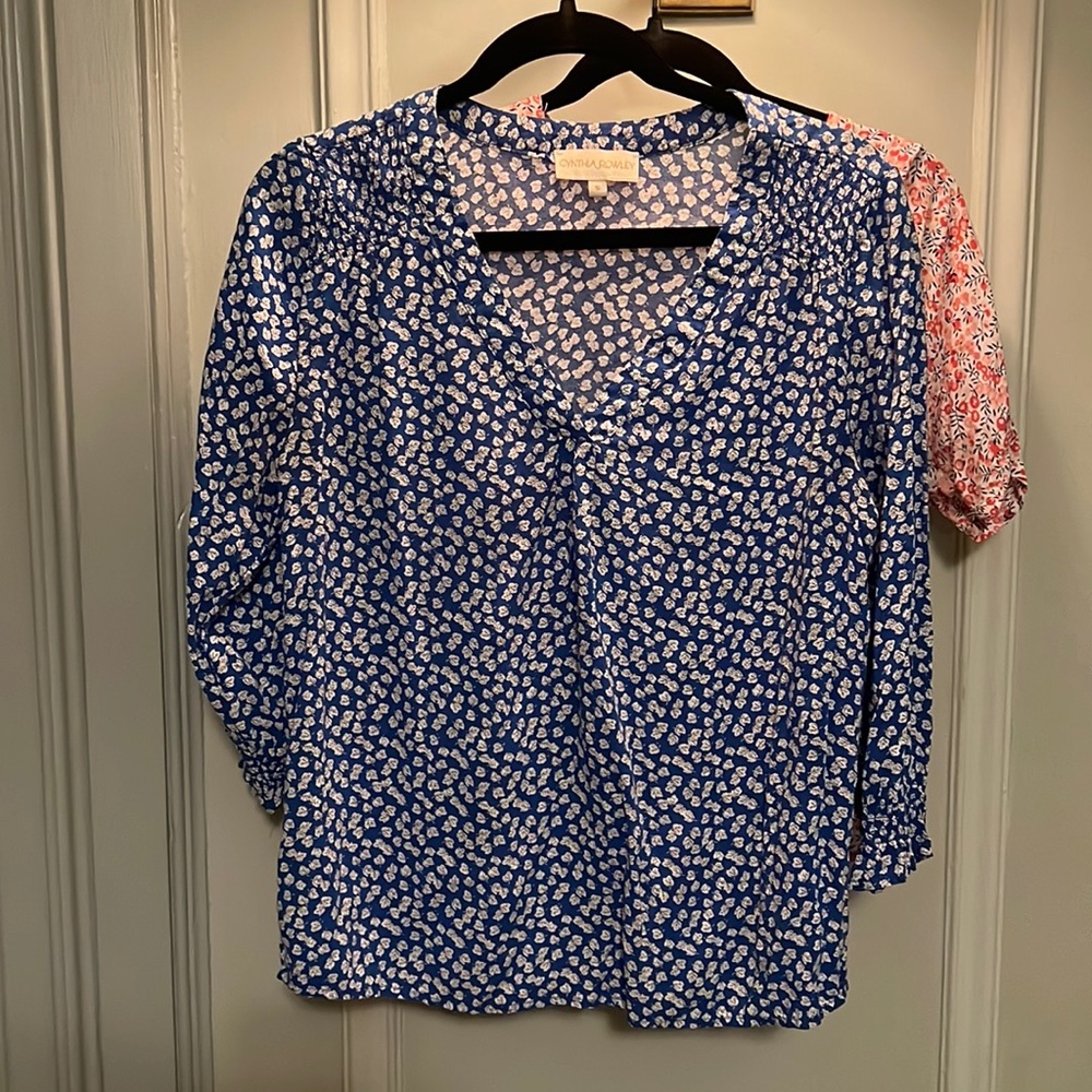 Cynthia Rowley. Size small. Cotton tops.